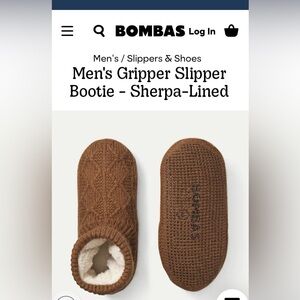 Bombas Men's Sherpa-Lined Slipper Bootie